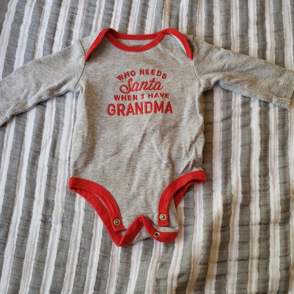 Embroidered Carter's onesie